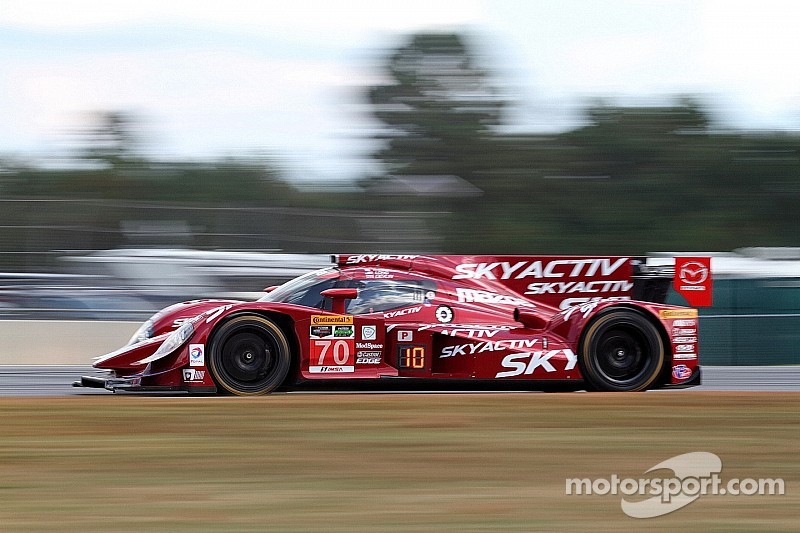 Bomarito turns first laps in Mazda Prototype