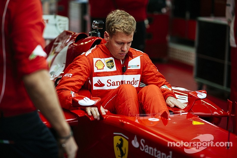 Vettel meets the bosses as he starts his introduction to Ferrari