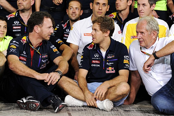 Vettel says emotional farewell to Red Bull factory