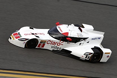 DeltaWing coupe runs near the top of the speed charts in four practice sessions at Daytona