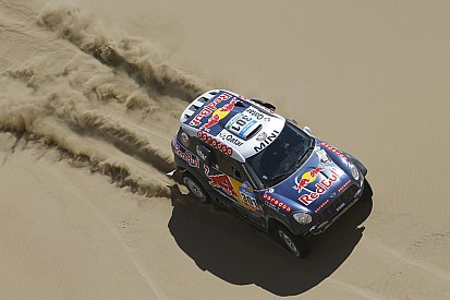 Six MINI ALL4 Racing cars finish in the top ten on stage eight