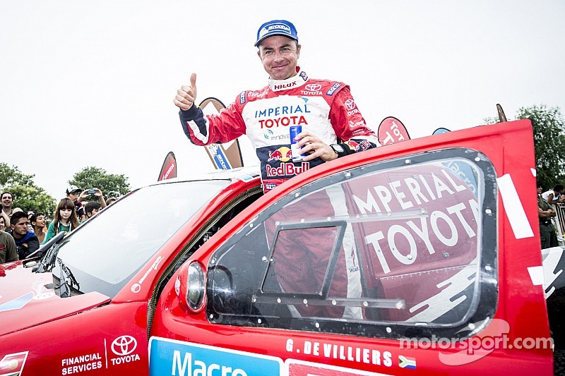 Toyota’s De Villiers, Ten Brinke and Lavieille finish second, sixth and seventh overall in Dakar