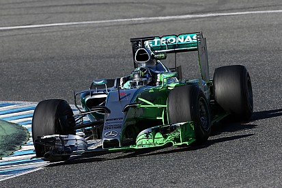 Positive start for Mercedes at opening pre-season test at Jerez
