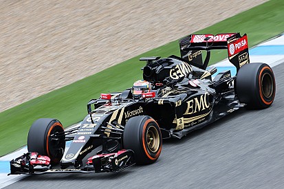 Maldonado pleased with solid first day for new Lotus E23