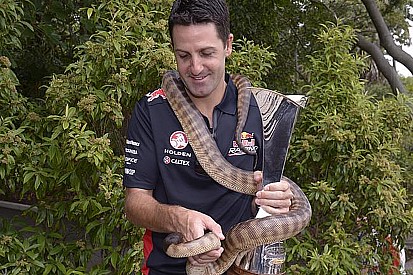 V8 Supercar champ Jamie Whincup bitten by snake
