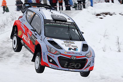 Neuville grabs shock Rally Sweden lead for Hyundai