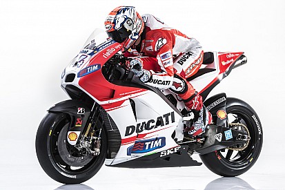 New Desmosedici GP15 presented today at Ducati Auditorium in Bologna