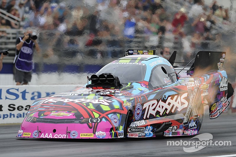 Courtney Force, Tony Schumacher and Erica Enders-Stevens are Friday qualifying leaders at Nationals