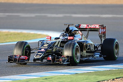 Lotus enjoys a solid first test in Barcelona
