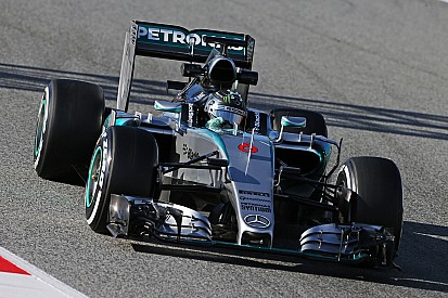 Setup-chasing session for Rosberg on day two at the Circuit de Barcelona-Catalunya