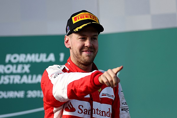 Sebastian Vettel: "Forza Ferrari!"