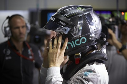Für Tausendstel: Rosberg wechselte Helm von Gelb auf Schwarz