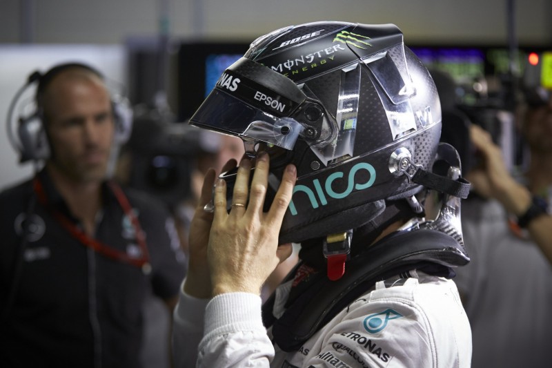 Wegen 0,002 Sekunden: Rosberg wechselte Helm von Gelb auf Schwarz