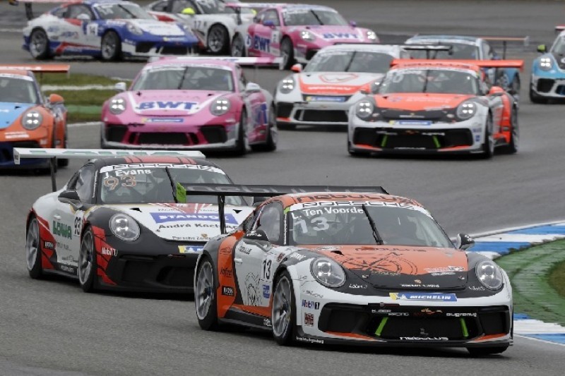 Porsche-Carrera-Cup: Larry ten Voorde gewinnt Auftaktrennen in Hockenheim