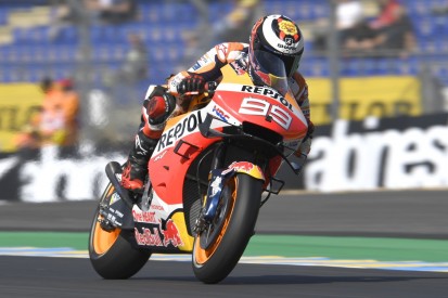 Jorge Lorenzo mit Standard-Sitz von Honda am Freitag schneller