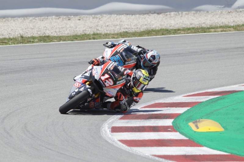 Lüthi und Schrötter beim Moto2-Test in Barcelona fleißig
