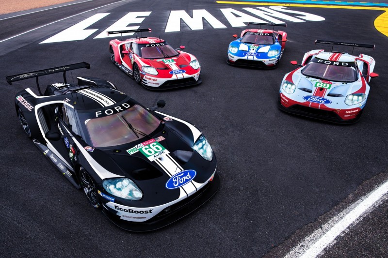 24h Le Mans 2019: Ford geht mit historischen Lackierungen an den Start