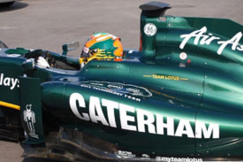 Team Lotus adds Caterham branding from the British Grand Prix