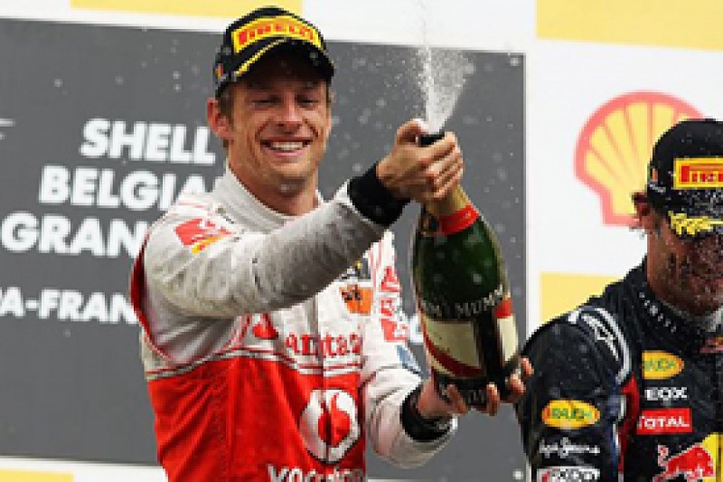 Jenson Button reckons he could have won at Spa but for first corner damage