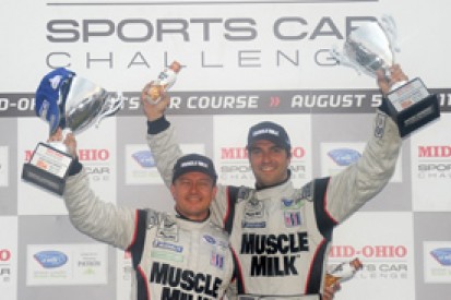 Lucas Luhr and Klaus Graf take victory as rain plays havoc at Mid-Ohio