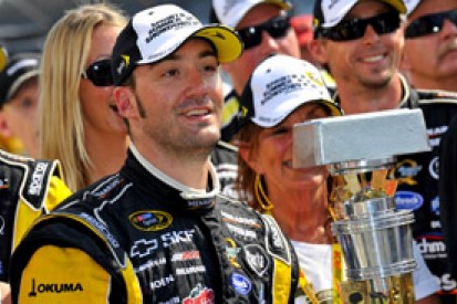 Paul Menard hopeful of NASCAR Sprint Cup Chase spot after Brickyard win