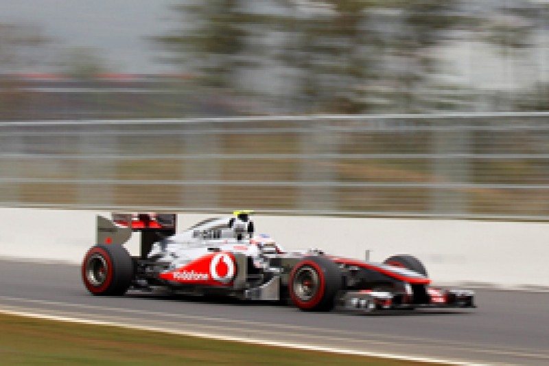 Jenson Button tops final Korean GP practice with late effort