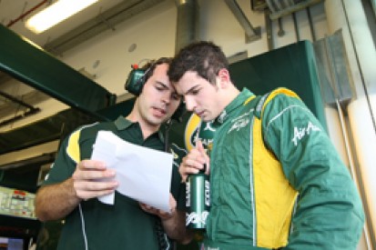 Alexander Rossi satisfied with Lotus test at Yas Marina