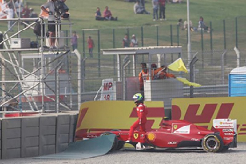 Felipe Massa calls for changes to Buddh circuit kerbs after qualifying crash