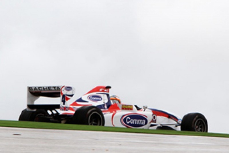 Luciano Bacheta fastest in damp Algarve Formula 2 practice