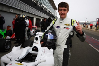 Teenager Matheo Tuscher takes pole position for opening Formula 2 round at Silverstone