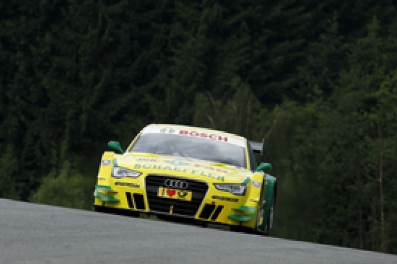 Audi's Mike Rockenfeller leads DTM practice one at Spielberg