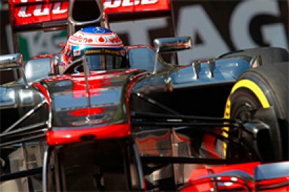 Jenson Button goes fastest in rain-hit second practice for the Monaco Grand Prix