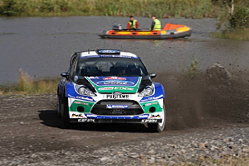 Jari-Matti Latvala charges away after opening day of Rally GB