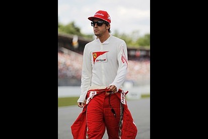 Fernando Alonso says his Ferrari is slower than the Red Bulls and McLarens of his F1 title rivals