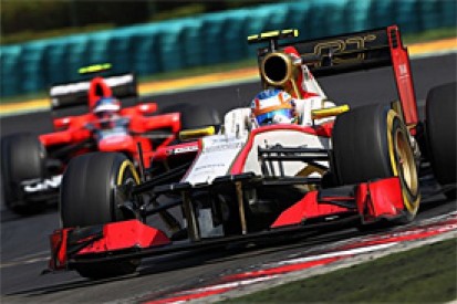 HRT boss Luis Perez-Sala says its car is at half of its potential