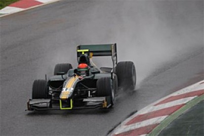 Alexander Rossi tops GP2 test at wet Barcelona