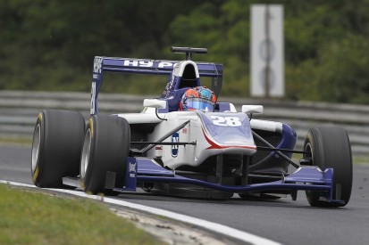 Kevin Korjus fastest on first day of GP3 testing at the Hungaroring
