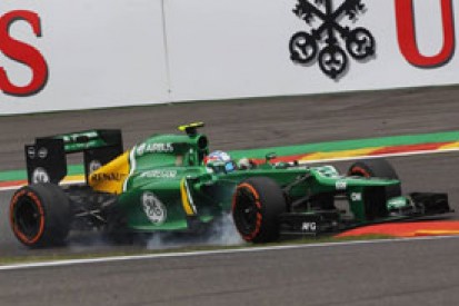 Belgian GP: Giedo van der Garde nearly abandoned slick Q1 run
