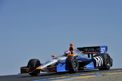 Sonoma IndyCar: ALMS star Lucas Luhr not worried by slow practice pace