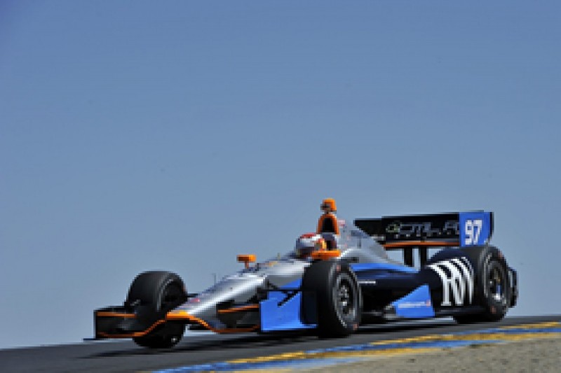 Sonoma IndyCar: ALMS star Lucas Luhr not worried by slow practice pace