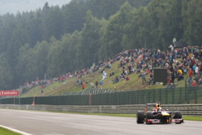 Belgian GP: Sebastian Vettel leads Red Bull one-two in practice