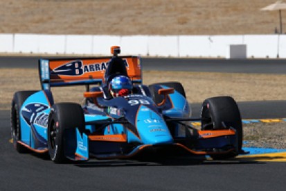 Hildebrand in first BHA test at IndyCar Sonoma, Franchitti fastest