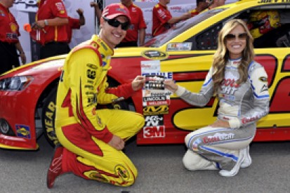Michigan NASCAR: Joey Logano sets record pole