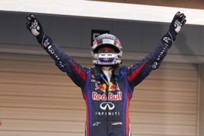 Japanese GP: Sebastian Vettel defeats Mark Webber and Romain Grosjean
