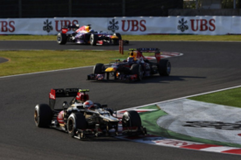 Japanese GP: Romain Grosjean thought breakthrough win on the cards