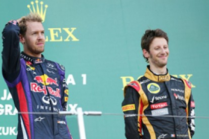 Japanese GP: Sebastian Vettel lauds 'fantastic' Romain Grosjean
