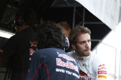 Japanese GP: Jean-Eric Vergne fire due to stuck Toro Rosso brakes