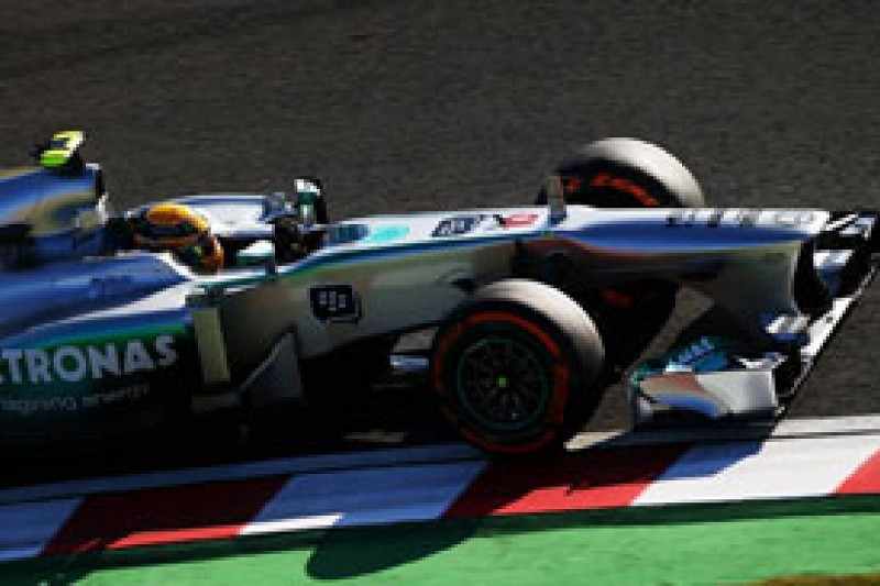 Japanese GP: Lewis Hamilton says third down to aggressive set-up
