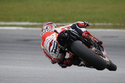 Sepang MotoGP: Marc Marquez denies Valentino Rossi pole as rain hits