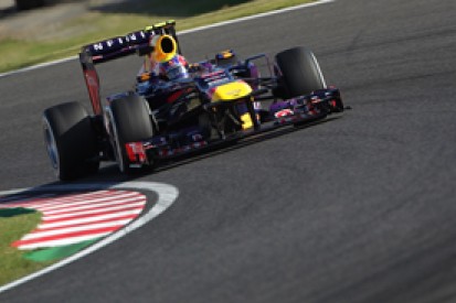 Japanese GP: Mark Webber fastest as Sebastian Vettel hits trouble